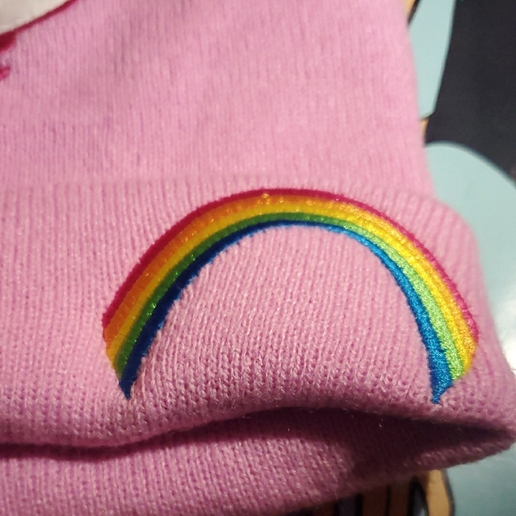 Care Bears Pink Hat with Rainbow - Picture 4 of 5
